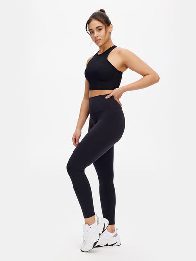 Women’s shapewear bodysuit video – Model walking and turning to show front, back, and side fit for seamless styling